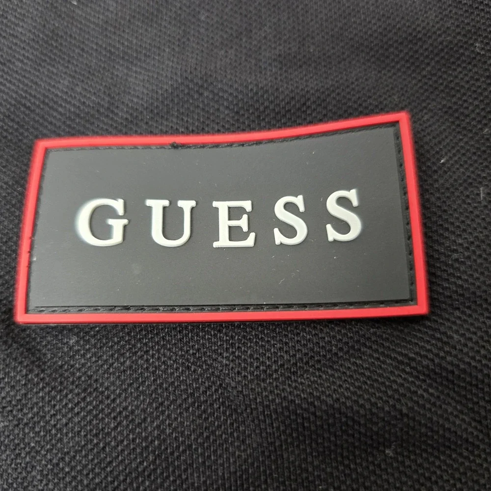 Guess Mens Shirt Black White Sz Large‎ - Picture 5 of 6
